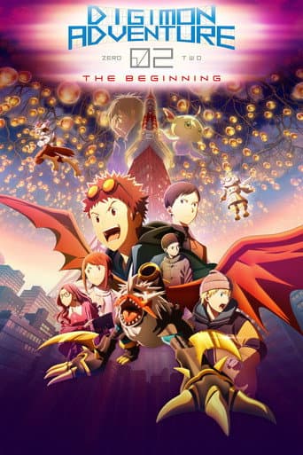 Poster film Digimon Adventure 02: The Beginning (2023) Subtitle Indonesia - REBAHIN