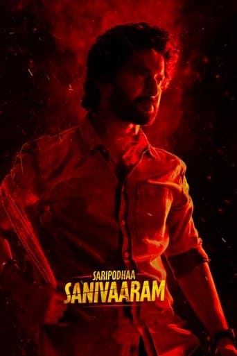 Poster film Saripodhaa Sanivaaram (2024) Subtitle Indonesia - REBAHIN