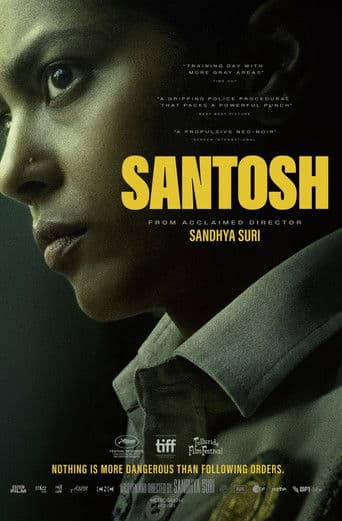 Poster film Santosh (2024) Subtitle Indonesia - REBAHIN