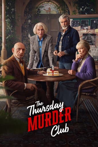 Poster film The Thursday Murder Club (2025) Subtitle Indonesia - REBAHIN