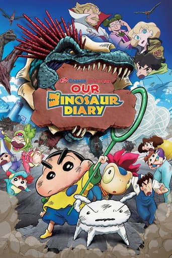 Poster film Crayon Shin-chan the Movie: Our Dinosaur Diary (2024) Subtitle Indonesia - REBAHIN