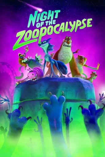 Poster film Night of the Zoopocalypse (2025) Subtitle Indonesia - REBAHIN