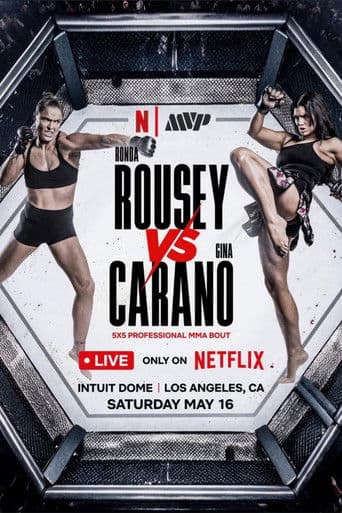 Poster film Ronda Rousey vs. Gina Carano (2026) Subtitle Indonesia - REBAHIN