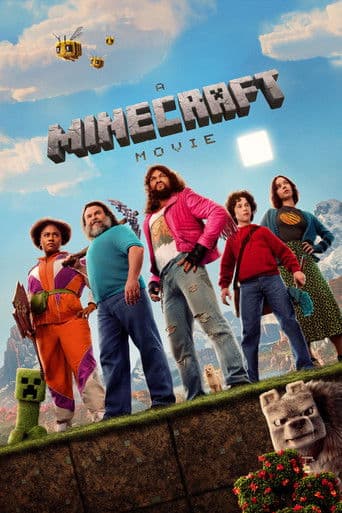 Poster film A Minecraft Movie (2025) Subtitle Indonesia - REBAHIN