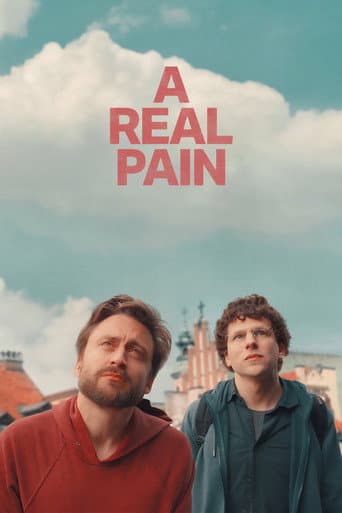 Poster film A Real Pain (2024) Subtitle Indonesia - REBAHIN